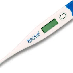 Sara+Care Hard Tip Digital Thermometer with One Touch Operation for Child and Adult Thermometer-5