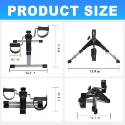 skybucket Mini Exerciser Cycle for Home Gym Mini Pedal Exerciser Cycle image 4