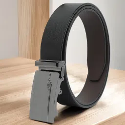 Men Casual, Evening, Formal, Party Black Texas Leatherite Belt-image-35