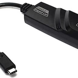 microware Type C to RJ45 Gigabit Ethernet LAN Network Adapter Supporting 10/100/1000 Mbps, Compatible with MacBook Pro 2020, iPad Pro 2020, Surface Book Lan Adapter (1000 Mbps) Lan Adapter-1