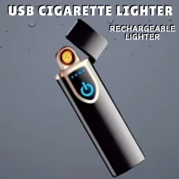 USB Cigarette Lighter for Smoking Windproof Slim Lighter with Fingerprint I199 Pocket Lighter-picture-16