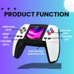 COUNTACH Retro Rechargeable Battery P5 gaming console for Portable Style 520 in 1 Games 520 games GB with 500+Preinstall video game handheld,Best Gift All Ages Mario Game, Mortal Kombat image 5