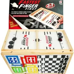 3 in 1 Fastest Finger First Game Board With Free Multicolor Keyring Party & Fun Board Game-3