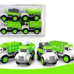 Exclusive Collection of Garbage Truck 4pc ,City Service,Waste Management Truck-10