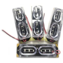 (Pack of 4) Blinking red blue 12 Volt Led Lights Warning flasher Front/Rear Led Interior Light Motorbike, Van, Truck, Car LED (12 V, 12 W)-image-17