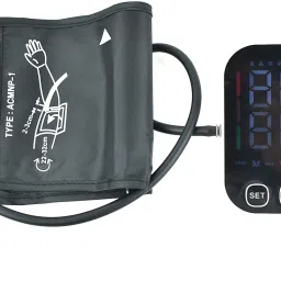 Dishan Digital Talking One Touch Operation Presser Checking Monitor, Large Screen & C-Type USB Cable With Classic II Duo Stethoscope, Bp Monitor image 2