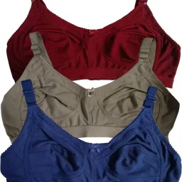 Pack of 3 Women T-Shirt Non Padded Bra-image-9