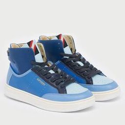 Vegan Basket Ov High Trainer Lace-Up Shoes-image-96