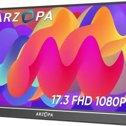 Arzopa 43.94 cm (17.3 inch) Full HD IPS Panel Monitor (17.3'' Portable Monitor,103% sRGB FHD 1080P IPS Gaming Monitor Laptop Monitor)-image-49