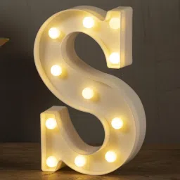 Marquee Warm White Light Up Alphabet LED Letter Lights Sign Night Light Lamp (S) Night Lamp-27