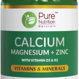 Calcium Magnesium & Zinc with Vitamin D3+K2(600 IU) Bone & Joint Health 1400mg-image-77