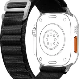 CHG G-Hook Nylon Strap for iWatch Series 8/7/6/5/4/3/2/1/SE [42mm 44mm 45mm 49mm] 42 mm Silicone Watch Strap-16