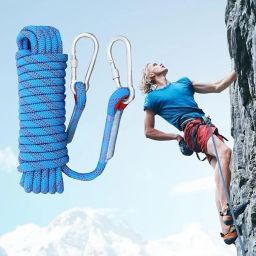 Static Outdoor Climbing Rope Blue-16