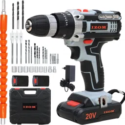 20V IZOM Battery Operated Drill - IZ-CDK Power & Hand Tool Kit-10