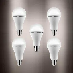 Surya (Emergency Bulb) 12W Rechargeable LED (Emergency Light) (Pack of 5) TA260 4 hrs Bulb Emergency Light-image-88