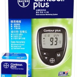 bayer CONTOUR PLUS WITH 25 STRIPS Glucometer image 2