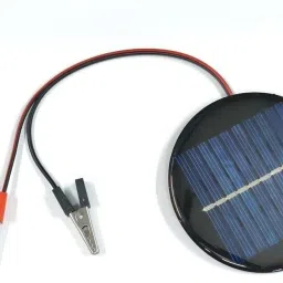 erhindia 80 mm Diameter Round Solar Panel Science Project Kit with DC Motor, Propeller image 2