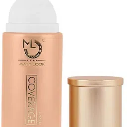 mattlook High Coverage Waterproof oil Free Matte Foundation SPF 25-02 LIGHT Foundation image 3