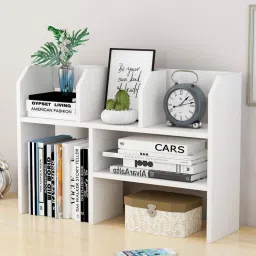 Engineered Wood Open Book Shelf-image-0