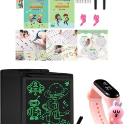 Practice Book for Kids Practice Combo with Smart Band & Writing LCD Pad-19