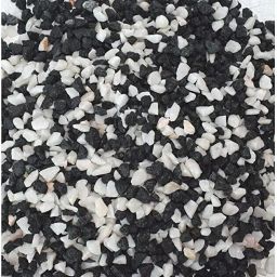 Decorative Small Size Polished Marble Stone Pebbles For Plant Pots Vase Fillers Aquarium Home Decor Garden Decoration, Black & White Polished, Engraved Angular, Asymmetrical Granite, Marble Stone-image-47