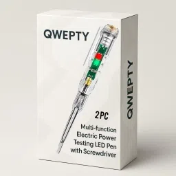 2 PC Non-Contact Voltage Tester Pen Electric 70–250V AC LED Screwdriver Detector Digital Voltage Tester-20