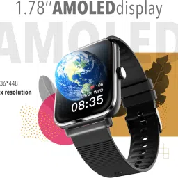 alt GOAT, 1.78 AMOLED Display, Single Chip Bluetooth Calling, 100+ Watchfaces, IP68 Smartwatch image 2