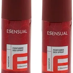 ESSENSUAL PERFUMED DEO SPRAY -MOMENTUM (2X150ML) Deodorant Spray-For Men-1