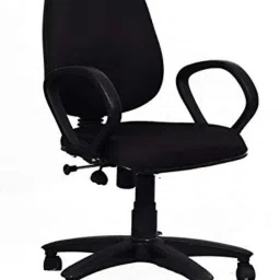 Fabric Office Adjustable Arm Chair-image-61
