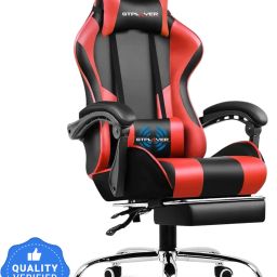 #1USA Premium Gaming Chair Ergonomic Design with Massager & Footrest, 360Swivel, Neck & Back Support Gaming Chair-image-61