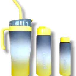 3PCS Water Bottle With Timer Maker And Straw-1200ml/800ml/300ml. 1200 ml Water Bottles-picture-15