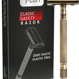 P S Double Edge Safety Razor (CLOSE COMB ANTIQUE BRASS), Men-12