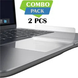 Anweshas Combo of 2 Piece Clear Anti-Scratch Touchpad Trackpad Protector Cover Skin for Apple MacBook Air 13 (2018-2020) Model - A1932/A2179 Trackpad Touchpad Cover Skin for Apple MacBook Air 13 (2018-2020) Model - A1932/A2179 Keyboard Skin image 2