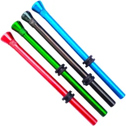 17 cm metal bong shooter Aluminium Outside Fitting Hookah Mouth Tip-image-65
