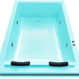 Phoenix 6 Feet Acrylic with Jacuzzi Massage System (with Side Panel) - Cyan Blue Free-standing Bathtub-image-76