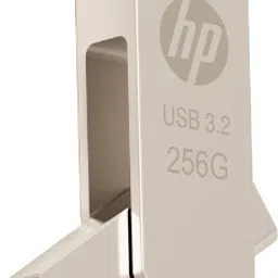 HP x206C USB 3.2 TYPE C 256 GB OTG Drive Compatible with Audio Player, Desktop Computer, Laptop, Mobile, Television USB 3.2 Metal Case image 3