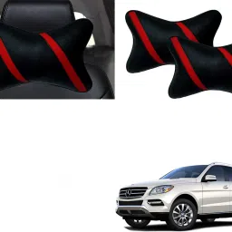 Black, Red Polyester Car Pillow Cushion for Mercedes Benz-image-88