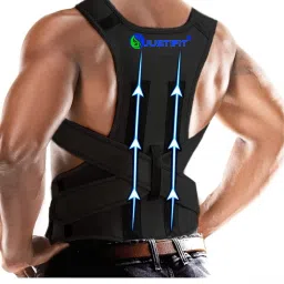 Posture Corrector For Men And Women For Back Pain (Black) Posture Corrector-image-6