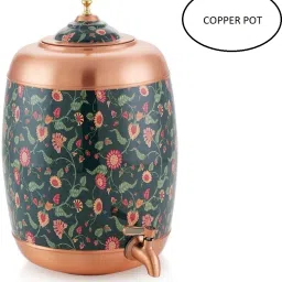 14 LITRE COLORING COPPER CONTAINER,COPPER POT,COPPER TANK,COPPER WATER DISPENSER Bottom Loading Water Dispenser-62
