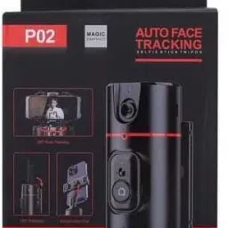 EVAAENTERPRISES Gimbal Stabilizer P02 (Black Color Auto Face Tracking System) 2 Axis Gimbal for Mobile, Camera image 3