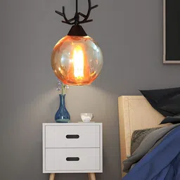 Lyse Decor Gold-Toned Ceiling Lamp-46