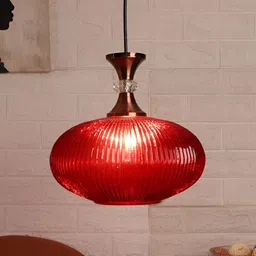 ELIANTE Copper-Toned Textured Ceiling Lamp-image-5