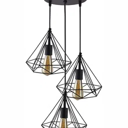 Areezo Black Metal Contemporary Ceiling Lamp-image-72