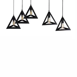 Areezo Black 2 Pieces Textured Ceiling Lamp-image-58