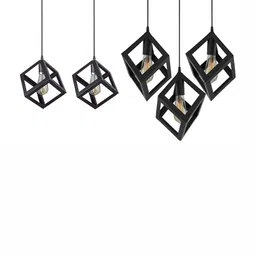 Areezo Black Textured Ceiling Lamp-32