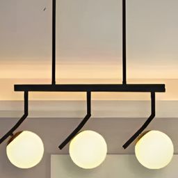 Areezo Black Textured Ceiling Lamp-34