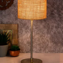 Devansh Beige Solid Buffet Lamp-19