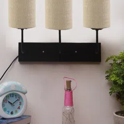 Devansh Beige Jute Cluster Wall Mounted Lamp-image-17