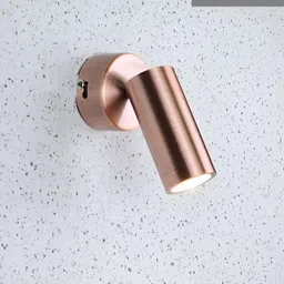 Mufasa Rose Gold Aluminium Contemporary Cylinder LED Spot Wall Lamp-image-34