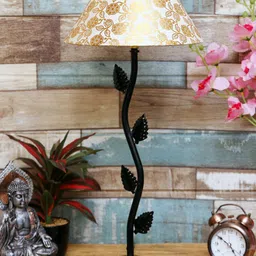 foziq Black & White Printed Table Lamp-43